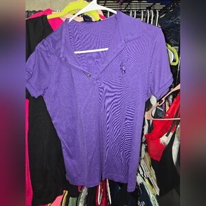 💋5/20 Ralph lauren golf purple tee